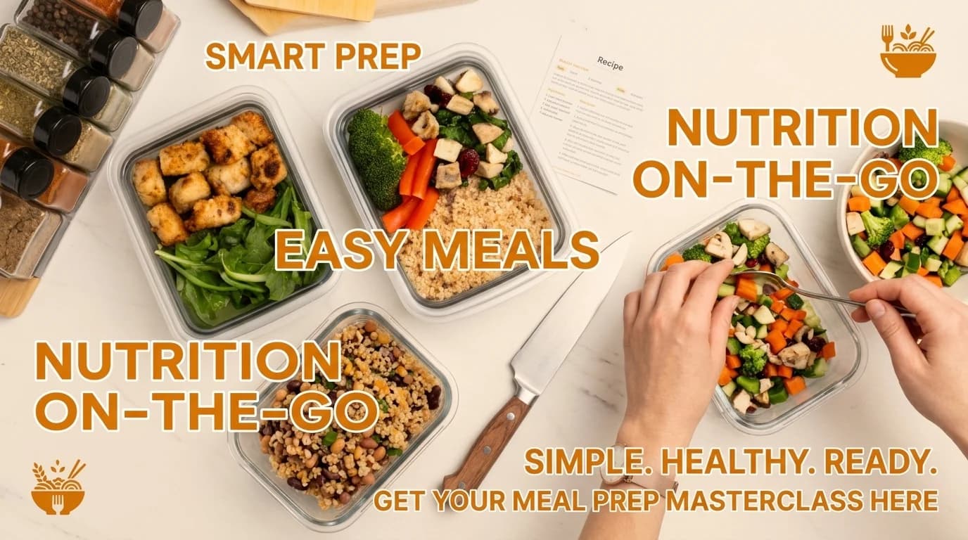 A person placing pre-chopped vegetables into glass containers for meal prep