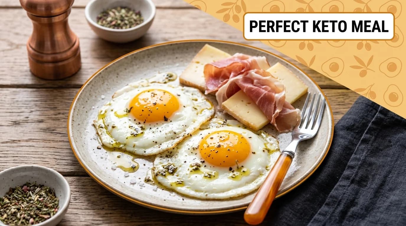 Eggs for keto breakfast