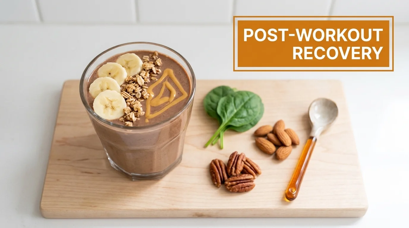 Protein Smoothie with Banana and Nut Butter